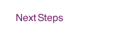 Next Steps